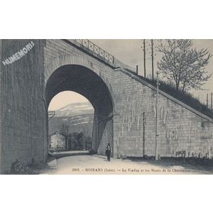 2602 Moirans (Is&egrave;re) le Viaduc et les Monts de la Chartreuse