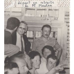 d&eacute;part en retraite de M. Mouton &agrave; Bonpertuis