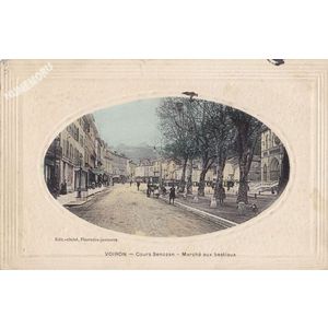 Voiron cours S&eacute;nozan March&eacute; aux bestiaux