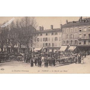 le Dauphin&eacute; pittoresque 36 Voiron le March&eacute; aux Boeufs