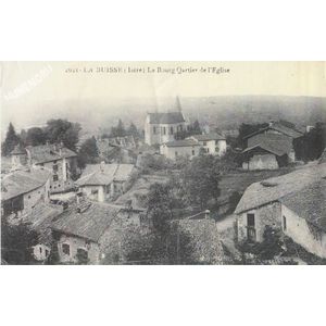 2621 la Buisse (Is&egrave;re) le Bourg Qartier de l'&eacute;glise