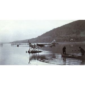 Charavines : les a&eacute;roplanes de M. de Montgolfier