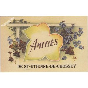 Amiti&eacute;s de St-Etiennede-Crossey