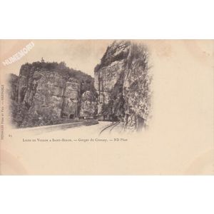 063 ligne de Voiron &agrave; Saint-B&eacute;ron gorges du Crossey