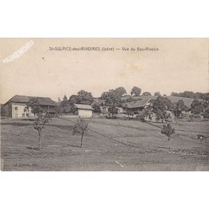 St-Sulpice-des-Rivoires (Isère)  Vue du Bas-Rivoire