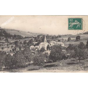Vue générale de Saint-Sulpice-des-Rivoires (Isère)