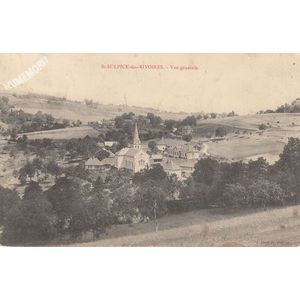 St-Sulpice-des-Rivoires (Isère)  Vue générale