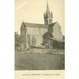 St Jean de Moirans vue générale de l'Eglise