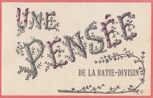 une pens&eacute;e de la Batie Divisin