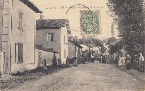 la Batie-Divisin Recoing, route de Grenoble 