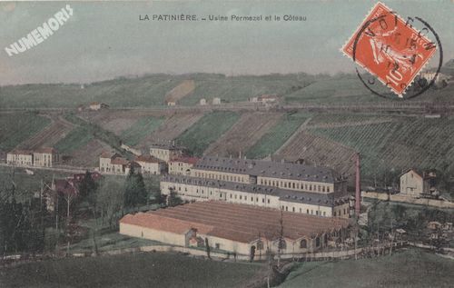 la Patini&egrave;re Usine Permezel et le C&ocirc;teau