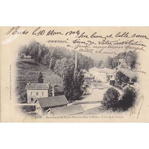 Rives Manufactures de Papier Blanchet fr&egrave;res et Kl&eacute;ber Usine de la Liampre