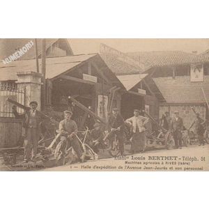 Etablts Louis Berthet Teleph. 51 Machines agricoles &agrave; Rives (Is&egrave;re)