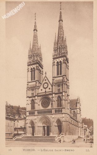 035 Voiron l'&eacute;glise Saint-Bruno LL