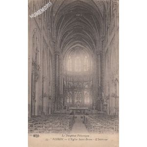 le Dauphin&eacute; Pittoresque 35 Voiron l'Eglise Saint-Bruno l'int&eacute;rieur