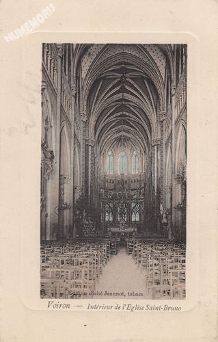 Voiron int&eacute;rieur de l'Eglise Saint-Bruno