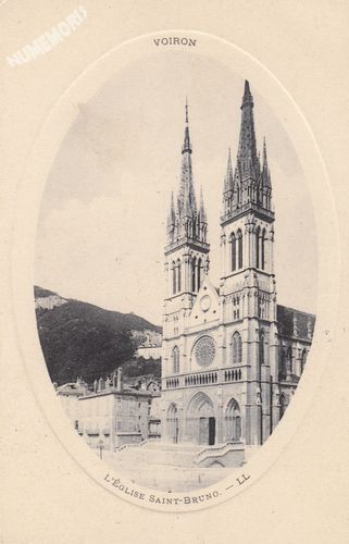 Voiron l'&eacute;glise Saint-Bruno LL