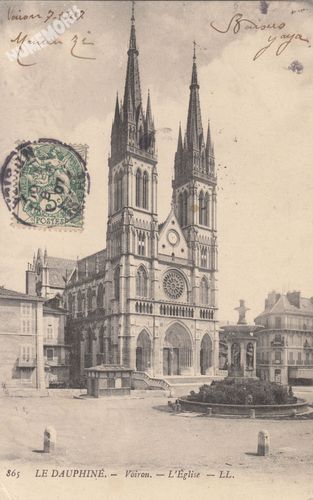 865 le Dauphin&eacute; Voiron l'Eglise LL 