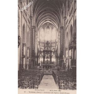 045 Voiron (Is&egrave;re) Int&eacute;rieur de l'&eacute;glise Saint-Bruno