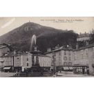 0165 Dauphin&eacute; Voiron place de la R&eacute;publique et Notre-Dame de Vouise