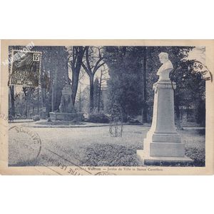 4671.11 Voiron jardin de ville et statue Castelbon