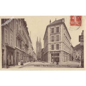 Voiron rue Montgolfier et rue Rose Sage