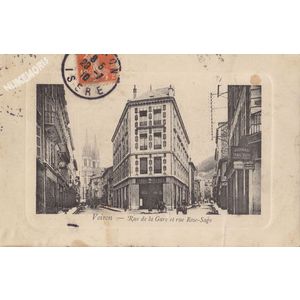 Voiron rue de la gare et rue Rose Sage