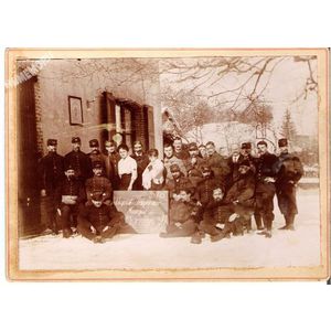 Charavines : h&ocirc;pital militaire en 1915