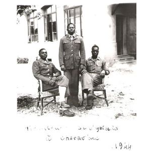 Charavines : Tirailleurs sénégalais en 1944