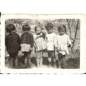 charavines : cour de l'&eacute;cole le 29 avril 1941