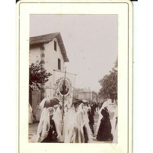 Charavines : procession du 15 aout 1899