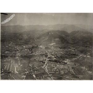 vue a&eacute;rienne de voiron vers 1940-1950