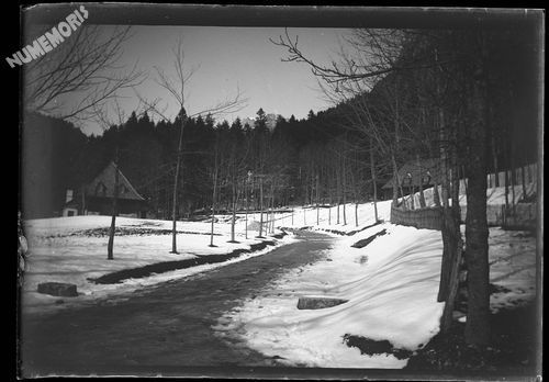 monast&egrave;re sous la neige