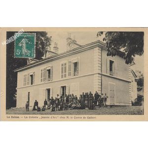 la Buisse la colonie Jeanne d'arc chez M. le Comte de Galbert