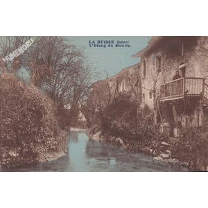 la Buisse (Is&egrave;re) l'&eacute;tang du moulin