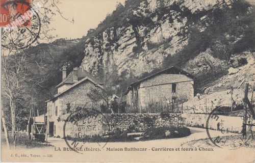 JG 256 la buisse (Is&egrave;re) maison Balthazar carriere er fours &agrave; chaux