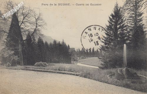 parc de la Buisse comte de Galbert
