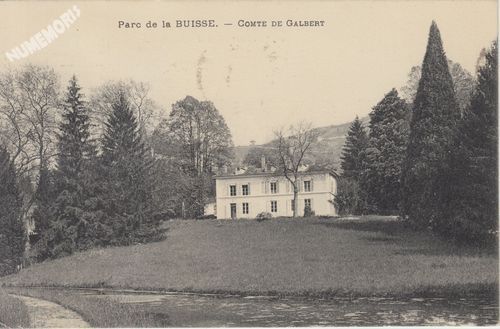 parc de la Buisse comte de Galbert