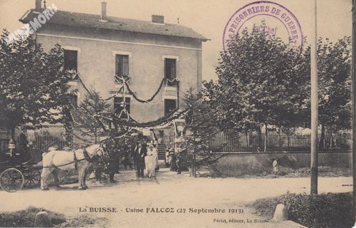la Buisse usine Falcoz (27 septembre 1913)