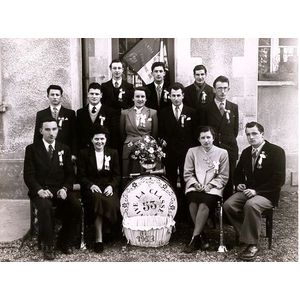 Vourey conscrits 1953