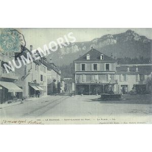 St Laurent du Pont  la place 1906