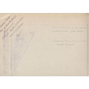 Semaine touristique & forestie?re Voiron  le 08 07 1931 Verso