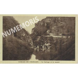 gorges de Chailles le barrage GBSA