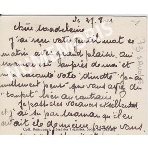 Saint Be?ron gorges Chailles Buissonnet verso GBSA