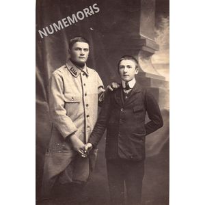 Alphonse Emptaz Policand et Joseph Fagot a? droite