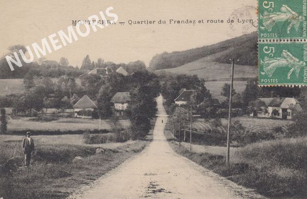 256 quartierFrandaz rteLyon vialatte 1918 JMMP