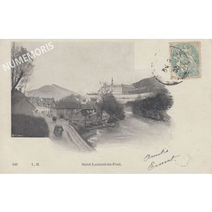 Saint Laurent du Pont- la route au bord du Guiers