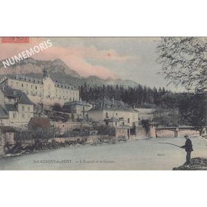 Saint Laurent du Pont- l'H&ocirc;pital et le Guiers coloris&eacute;e