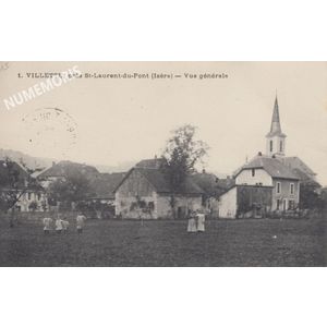 Saint Laurent du Pont- Villette  vue g&eacute;n&eacute;rale 1957
