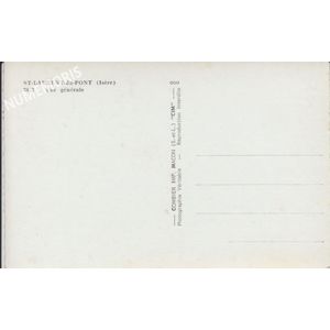 Saint Laurent du Pont- Vue g&eacute;n&eacute;rale- verso